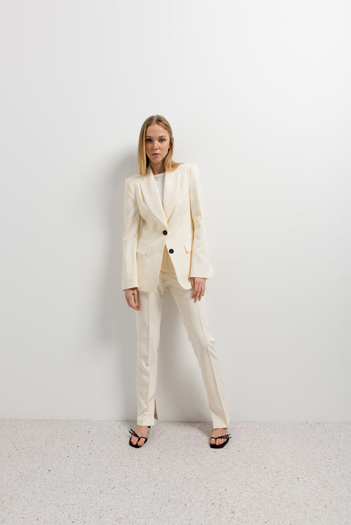 STRAIGHT PANTS WITH Slits