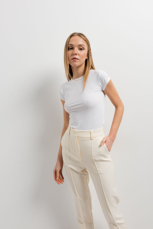 STRAIGHT PANTS WITH Slits