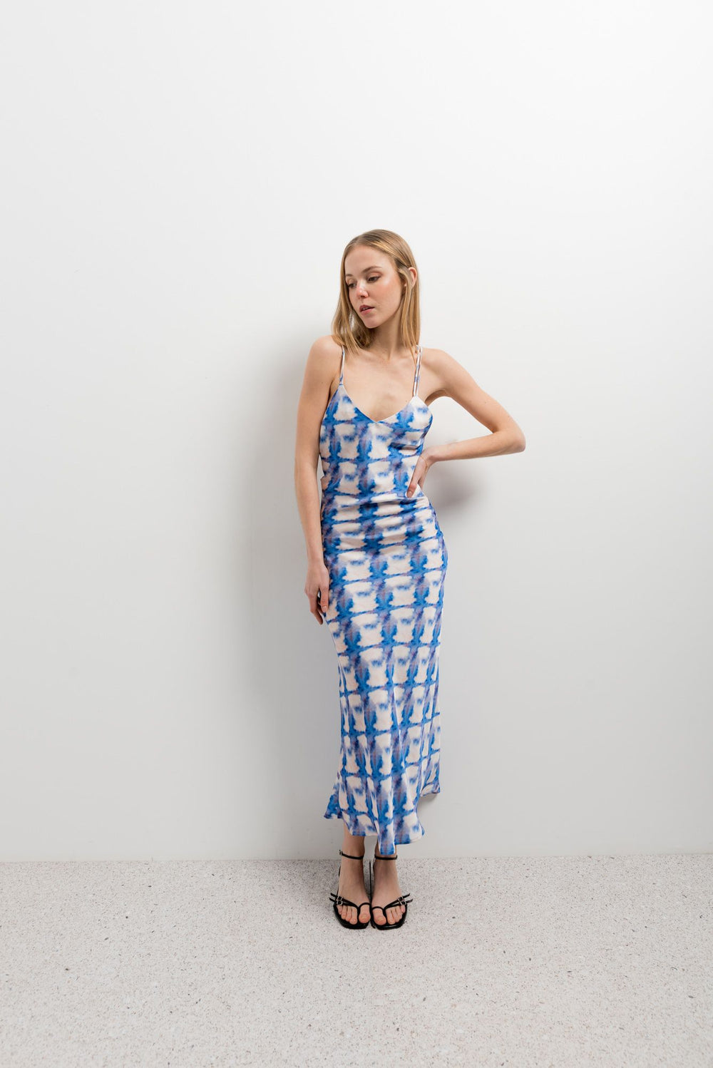 MIDI DRESS WITH STRAPS