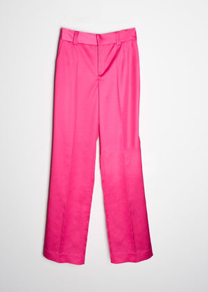 SATIN STRAIGHT PANTS