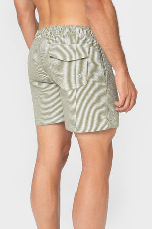 BAÑADOR RAYA SEERSUCKER VERDE