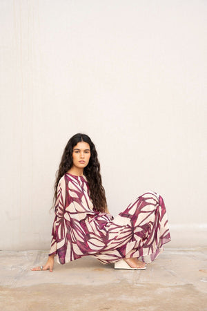 VESTIDO ASIMETRICO ESTAMPADO