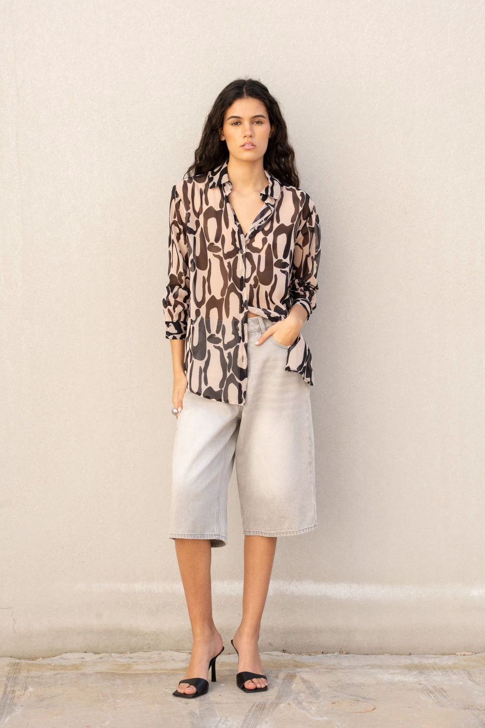 CHEMISE À IMPRIMÉ ANIMAL