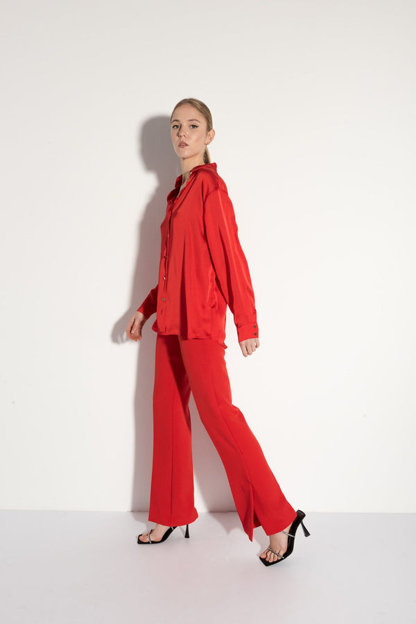Pantalon fendu