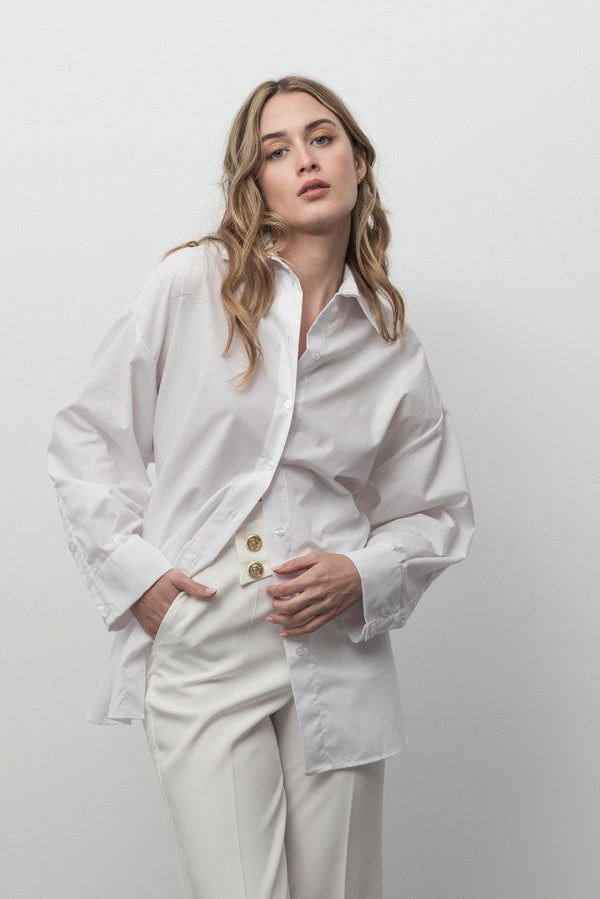 TROUSERS WITH GOLD BUTTONS