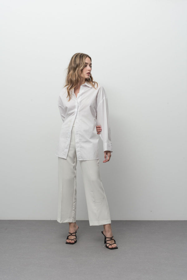 TROUSERS WITH GOLD BUTTONS