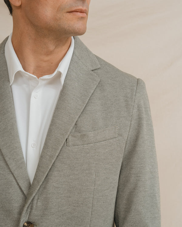 BLAZER CASUAL ESTRUCTURA VERDE