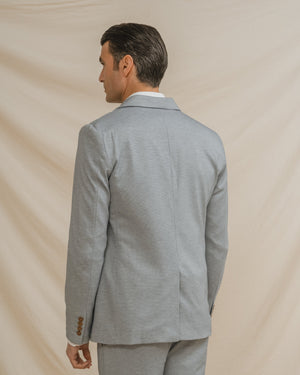 BLAZER CASUAL ESTRUCTURA CELESTE