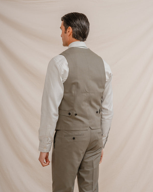 CHALECO TRAJE VERDE