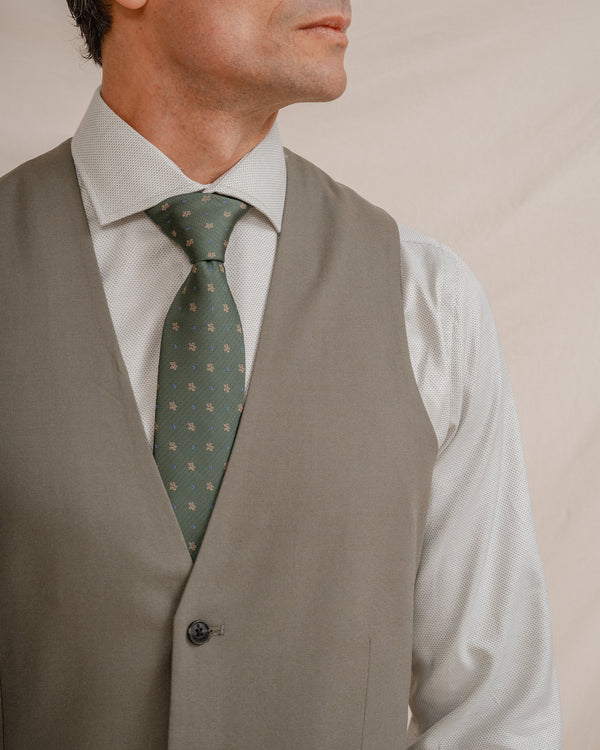 CHALECO TRAJE VERDE