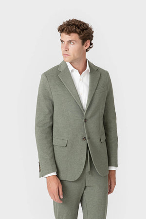 CHAQUETA TRAJE PUNTO VERDE