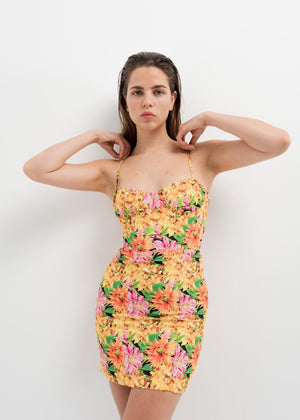 ROBE CORSET IMPRIMÉE