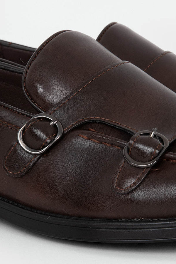 ZAPATO VESTIR HEBILLA MARRÓN
