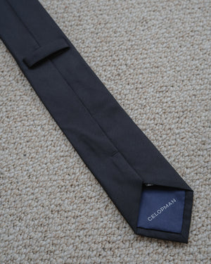 CORBATA BÁSICA CUADRILLÉ NEGRA