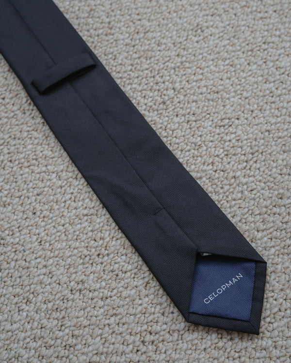 CORBATA BÁSICA CUADRILLÉ NEGRA