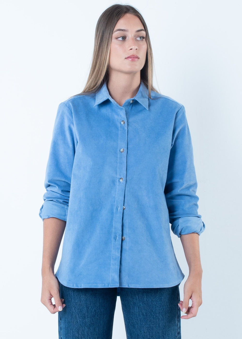 CHEMISE EN VELOURS CÔTELÉ