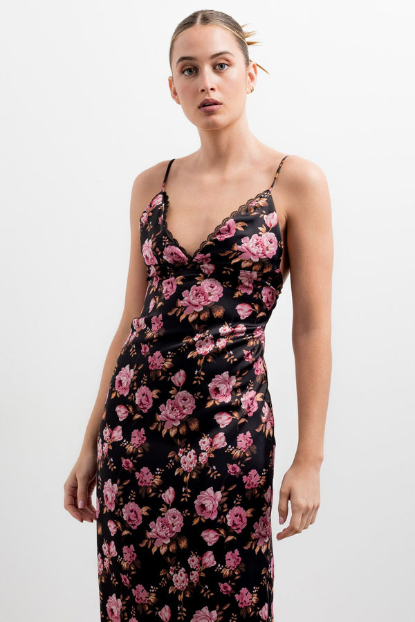 Floral print dress