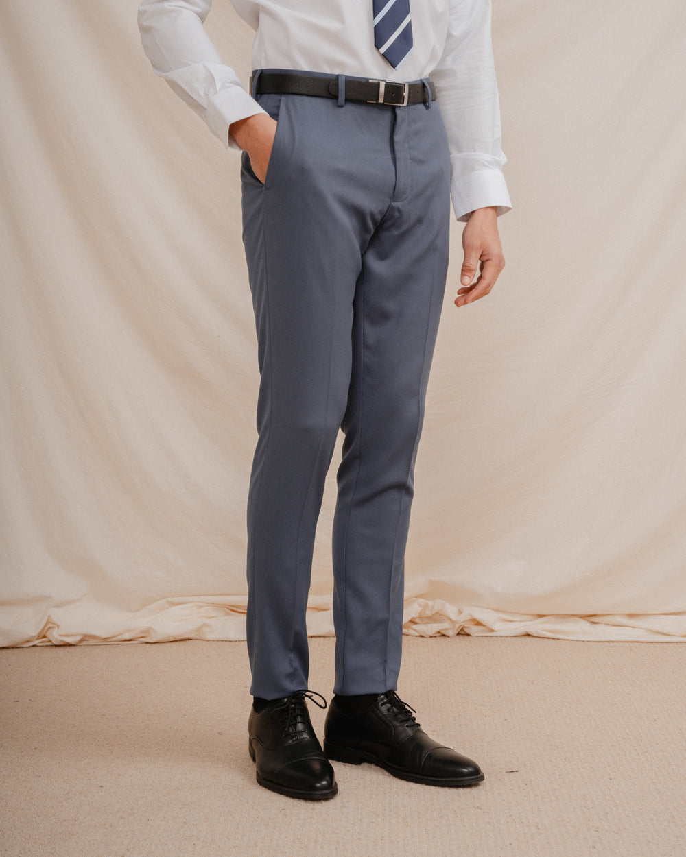 PANTALÓN TRAJE CELESTE