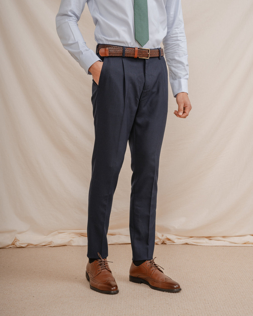 PANTALÓN TRAJE AZUL