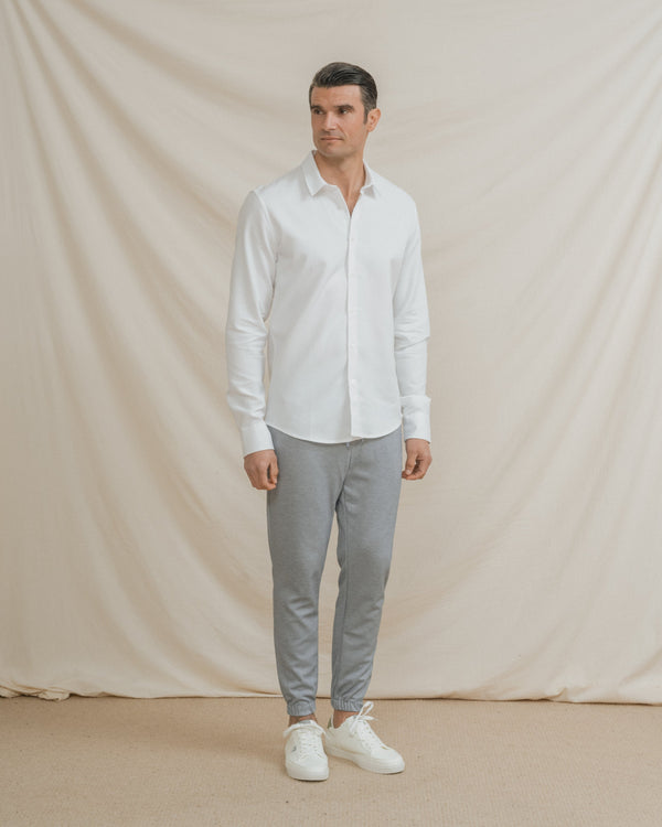 PANTALÓN TRAJE JOGGER CASUAL CELESTE