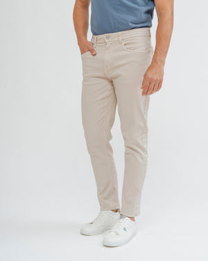 PANTALÓN 5 BOLSILLOS SLIM BEIGE