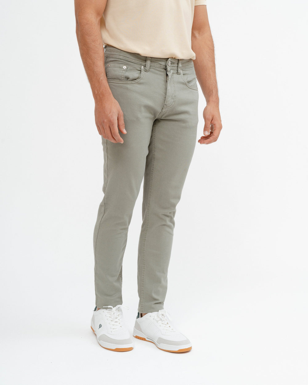 PANTALÓN 5 BOLSILLOS SLIM VERDE