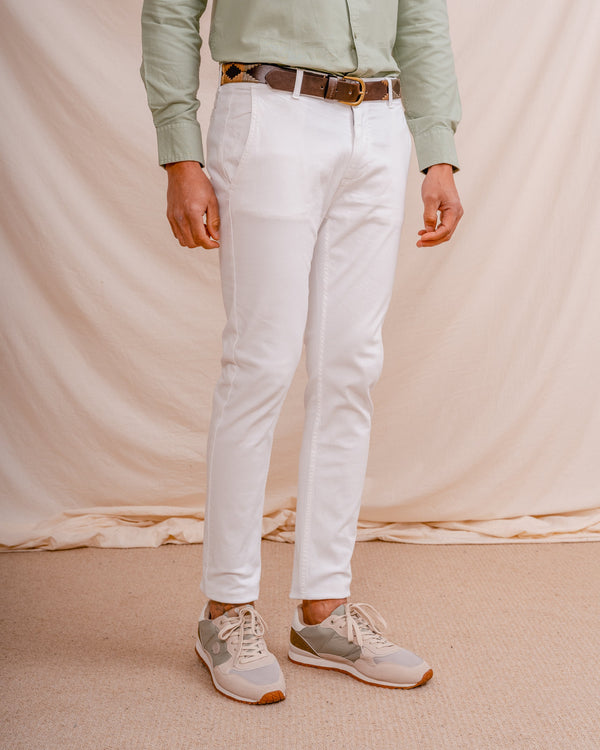 CHINO BÁSICO SLIM BLANCO