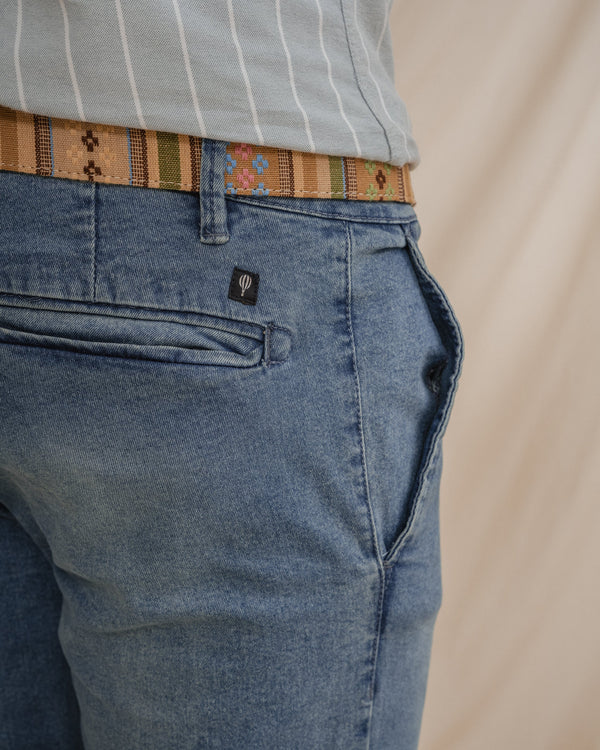 PANTALÓN CHINO SLIM DENIM