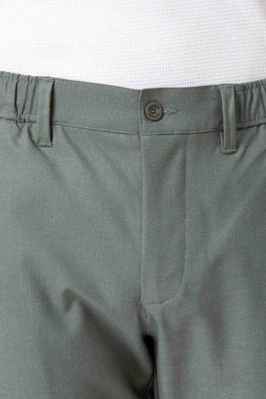 PANTALÓN CASUAL GOMA VESTIR VERDE