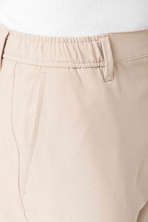 PANTALÓN CASUAL GOMA VESTIR BEIGE