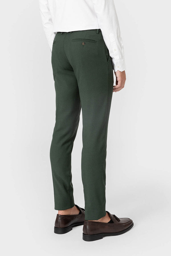 PANTALÓN DE TRAJE VERDE