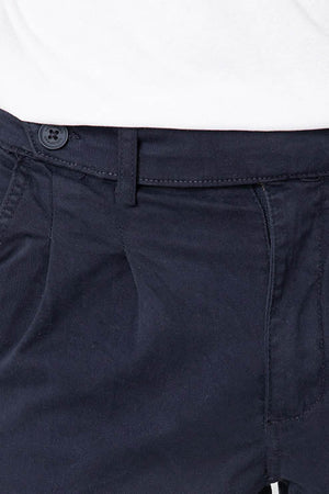 PANTALÓN CHINO PINZAS MARINO