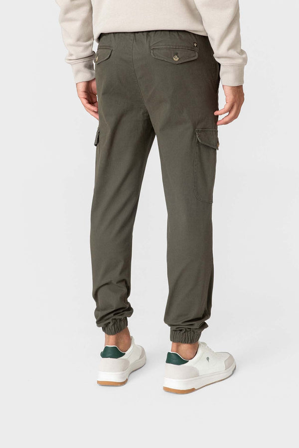 PANTALÓN JOGGER CARGO KAKI