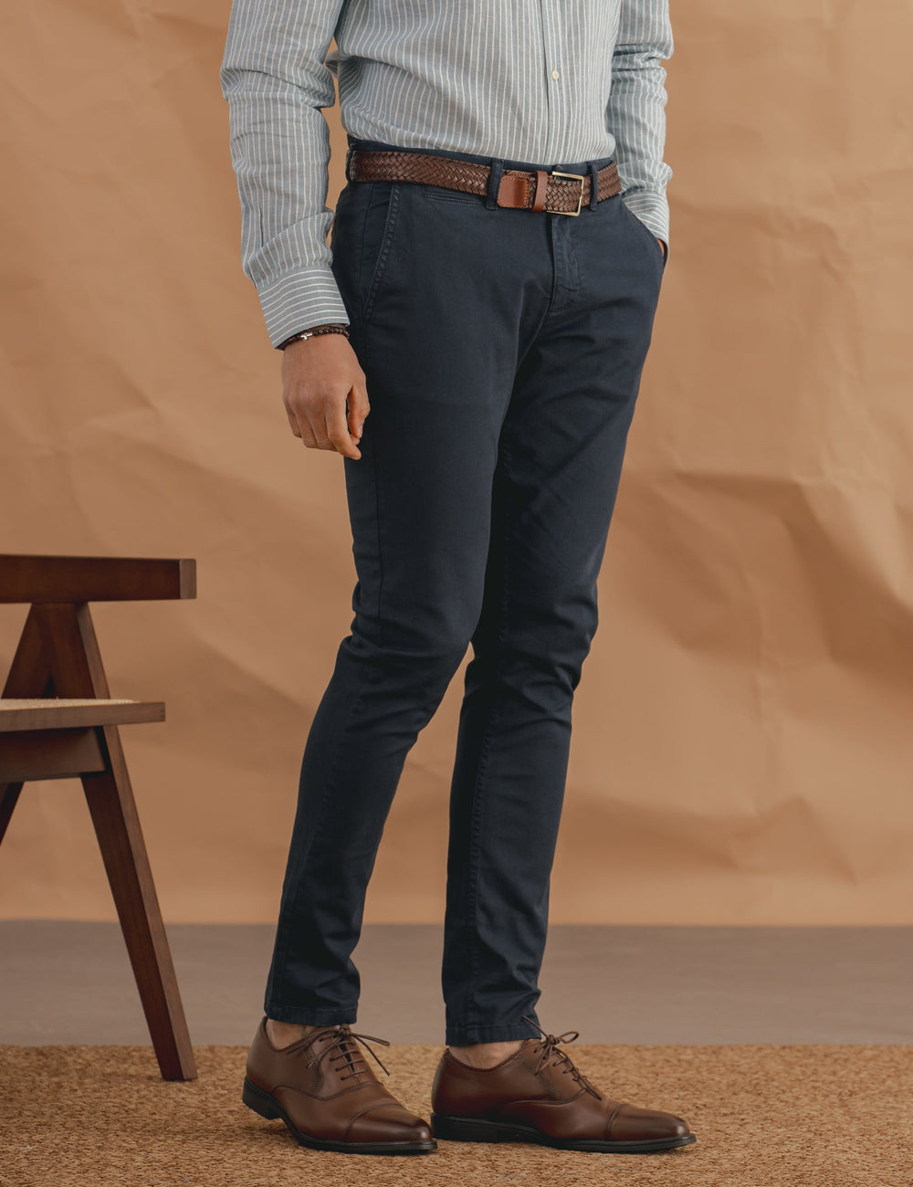 CHINO SKINNY AZUL MARINO