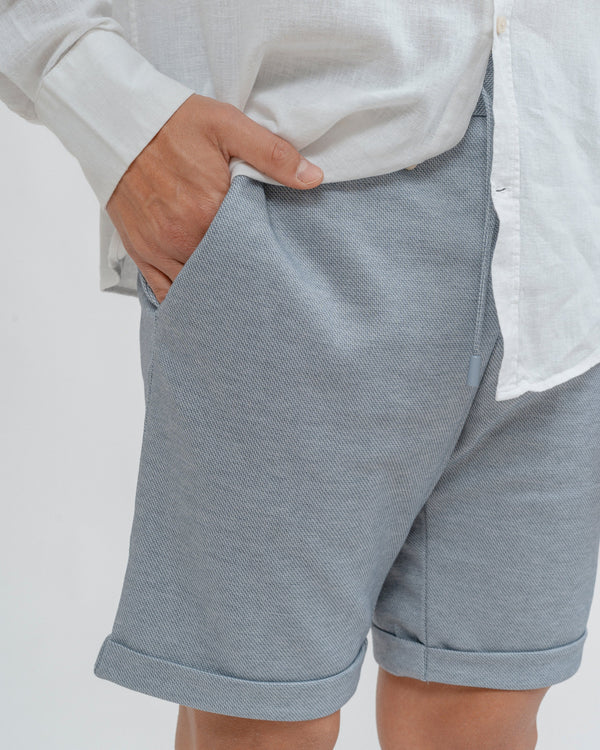 BERMUDA JOGGER CASUAL CELESTE