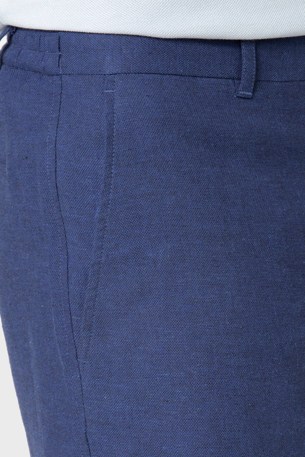 BERMUDA LINO CINTURA ELASTICA