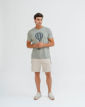 BERMUDA JOGGER ESTERUCTURA BEIGE