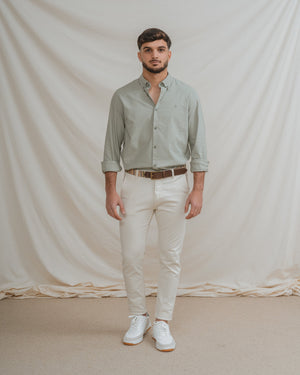 CAMISA OXFORD VERDE