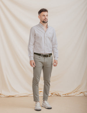 CAMISA OXFORD BEIGE