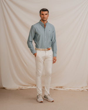 CAMISA OXFORD VERDE
