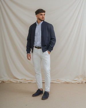 CAMISA OXFORD CELESTE