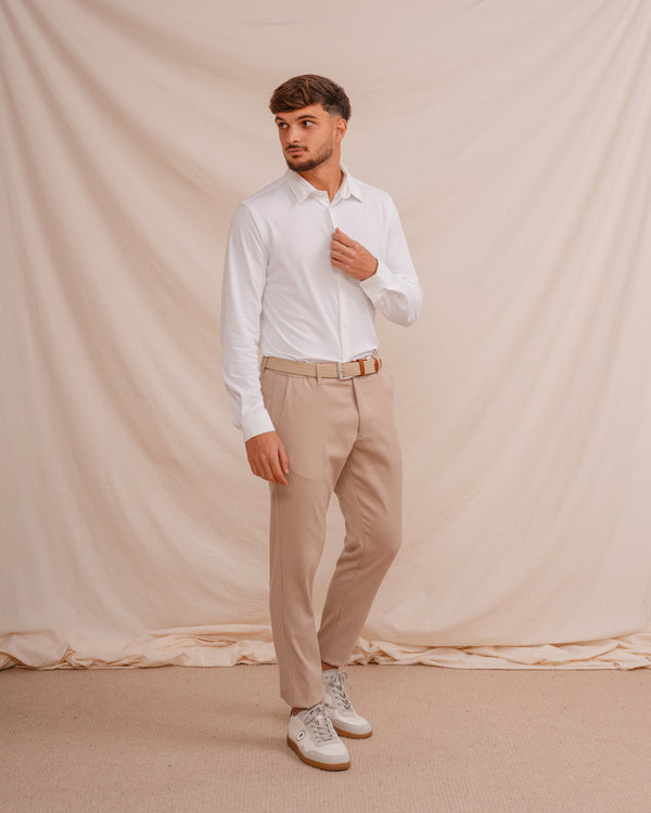 CAMISA ELÁSTICA BLANCA