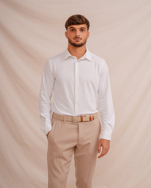 CAMISA ELÁSTICA BLANCA