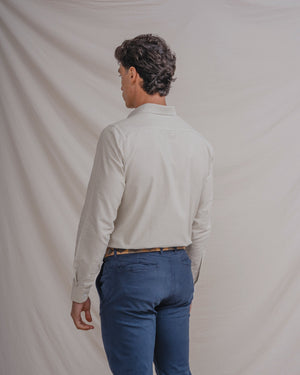 CAMISA OXFORD RAYA VERDE