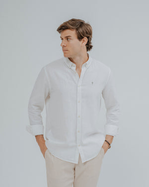 CAMISA LINO BLANCA