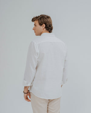 CAMISA LINO BLANCA