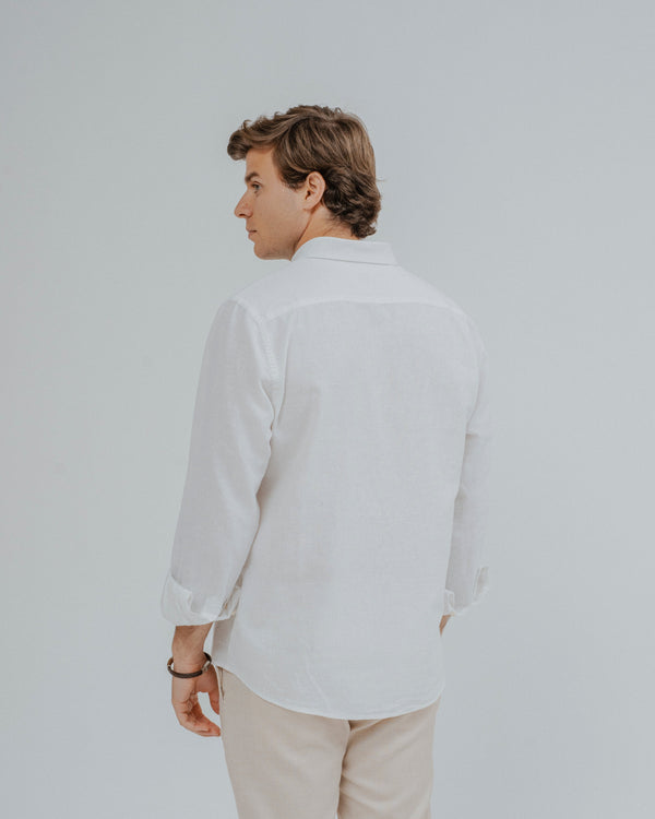 CAMISA LINO BLANCA