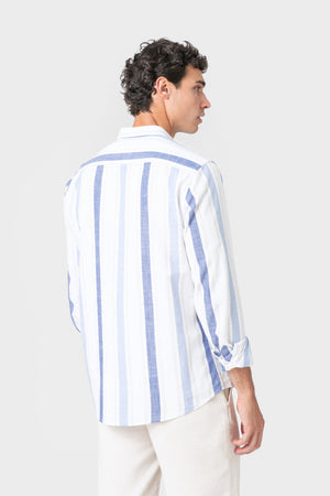 CAMISA LINO RAYAS