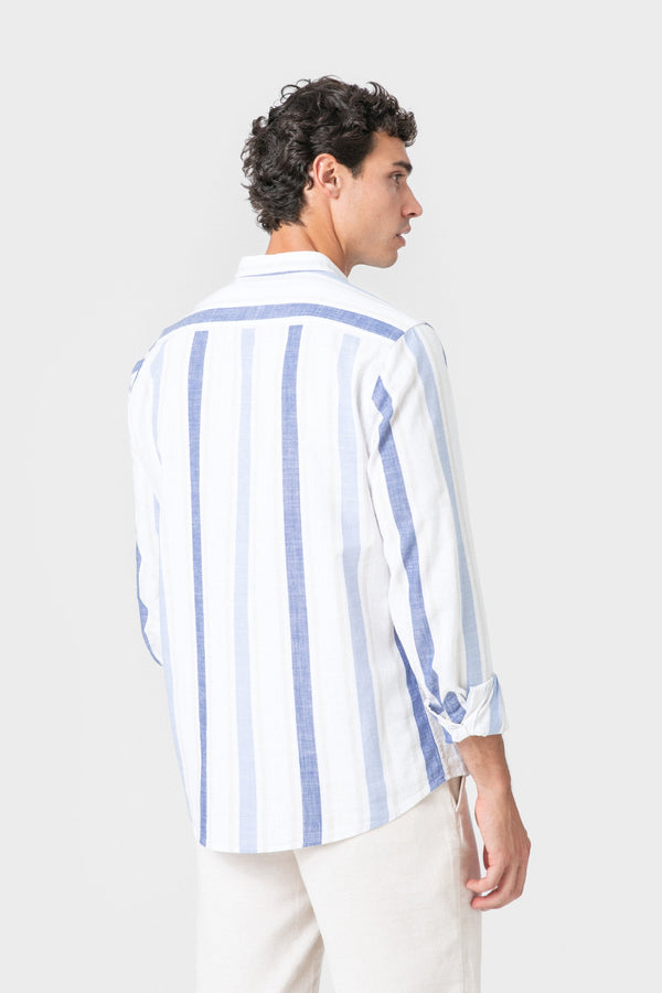 CAMISA LINO RAYAS