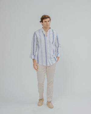 CAMISA LINO RAYAS